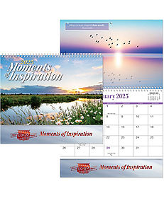Custom Calendars: Luxe Moments Of Inspiration Spiral Wall Calendar